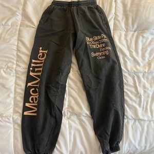 Urban Outfitters - Men’s Washed Black Mac Miller Albums List Sweatpants